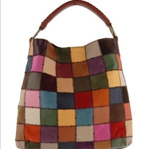 Lucky Brand Patchwork Hobo